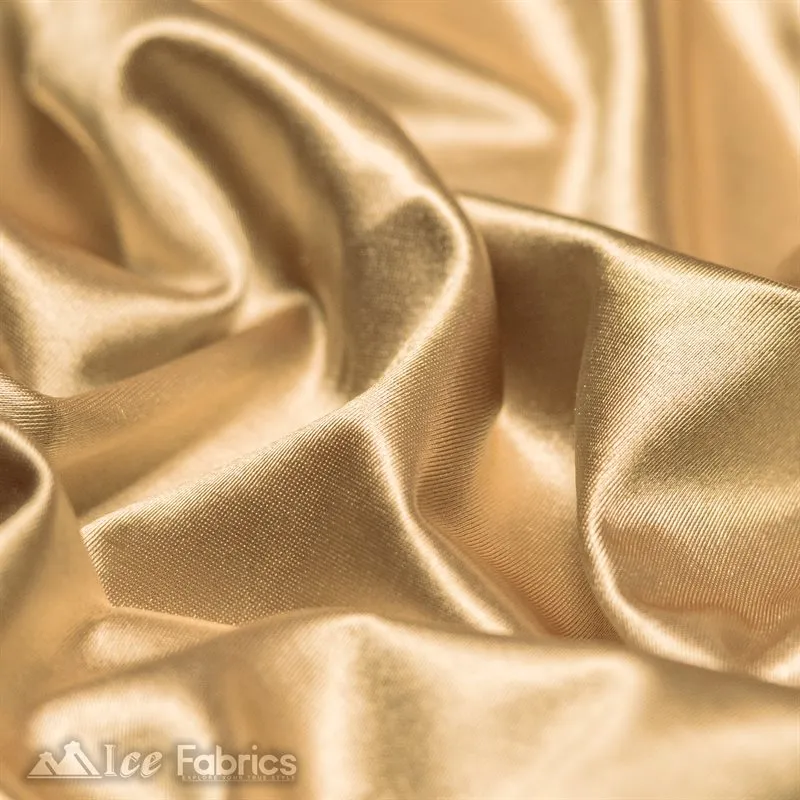 4 Way Stretch Casino Silky Satin Wholesale Fabric By The Roll (20 Yards)