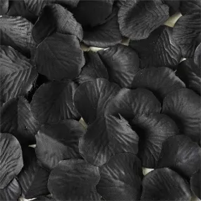 500 Silk Rose Petals For Wedding Party Table Confetti Decoration - Black