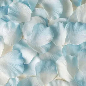 500 Silk Rose Petals For Wedding Party Table Confetti Decoration - Blue