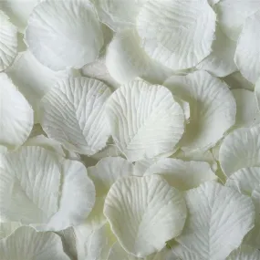 500 Silk Rose Petals For Wedding Party Table Confetti Decoration - Ivory