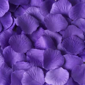 500 Silk Rose Petals For Wedding Party Table Confetti Decoration - Purple