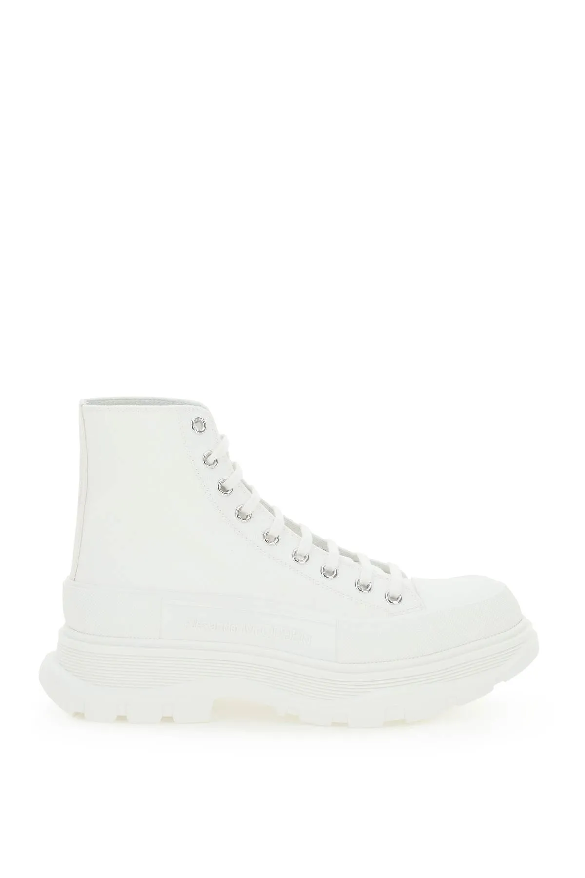 Alexander Mcqueen Tread Sleek High-Top Snekaers (Size - 39)