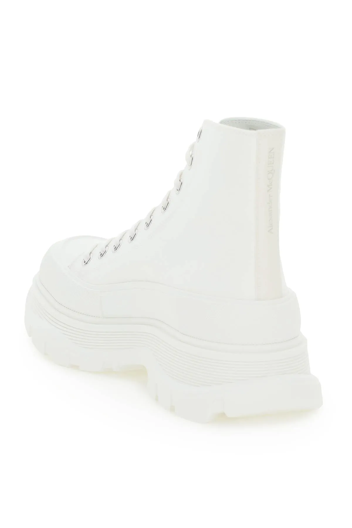 Alexander Mcqueen Tread Sleek High-Top Snekaers (Size - 39)