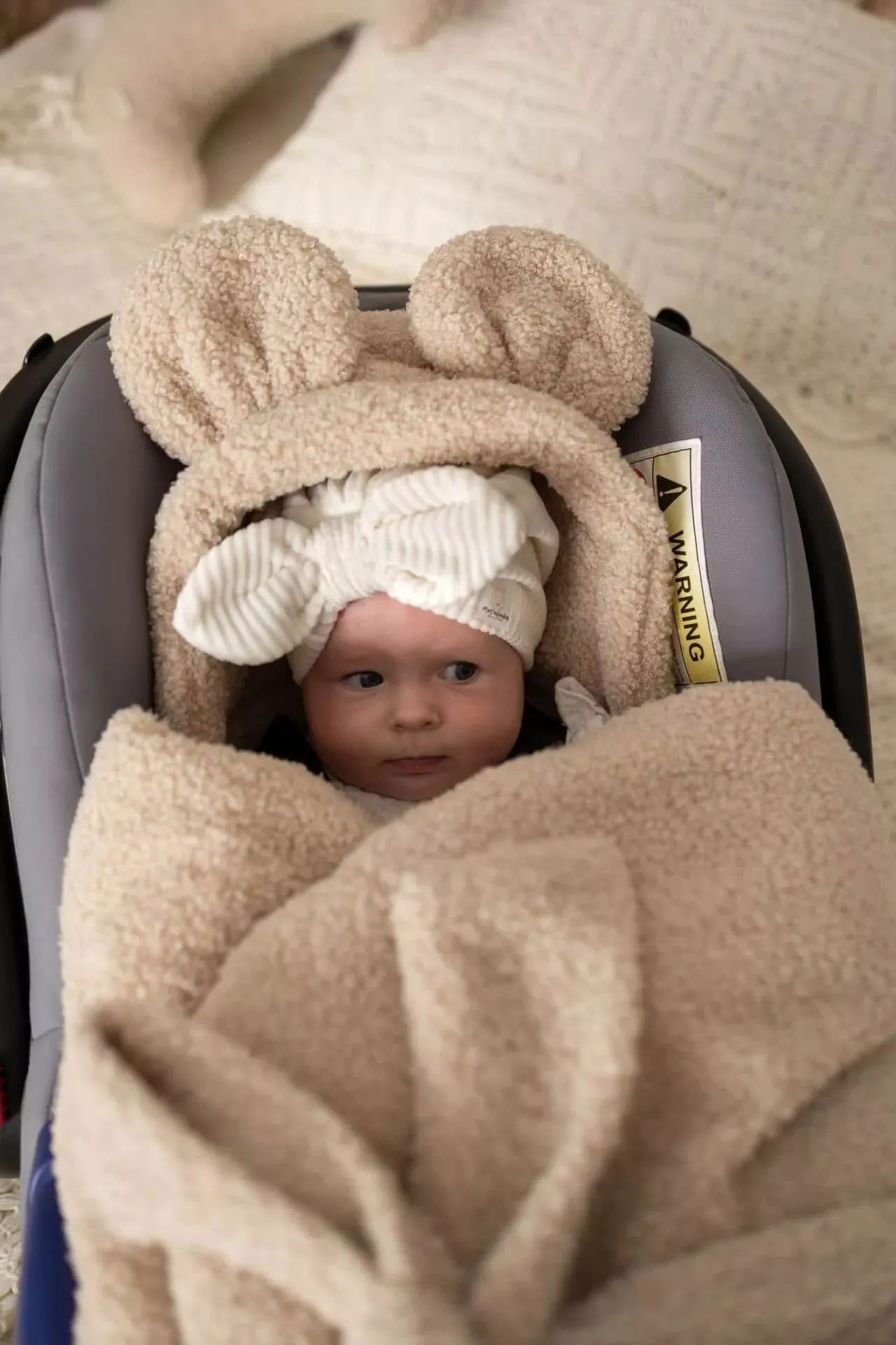 Bouclé Car Seat Blanket (4 colours)