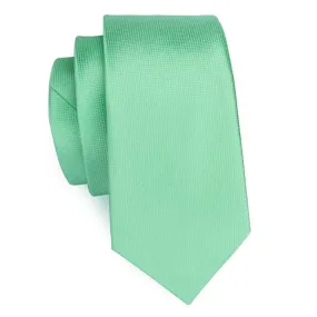 Classy Men Mint Green Silk Tie