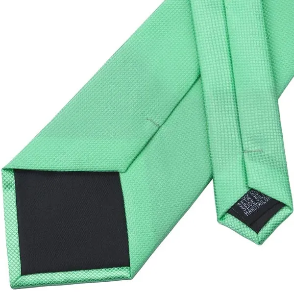 Classy Men Mint Green Silk Tie