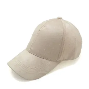 Classy Men Suede Cap Beige