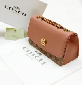 Coach High-Quality Imported Crossbody Bag for Women (peach)