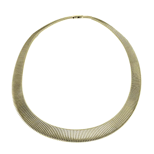 Collar Necklace in 18k Gold