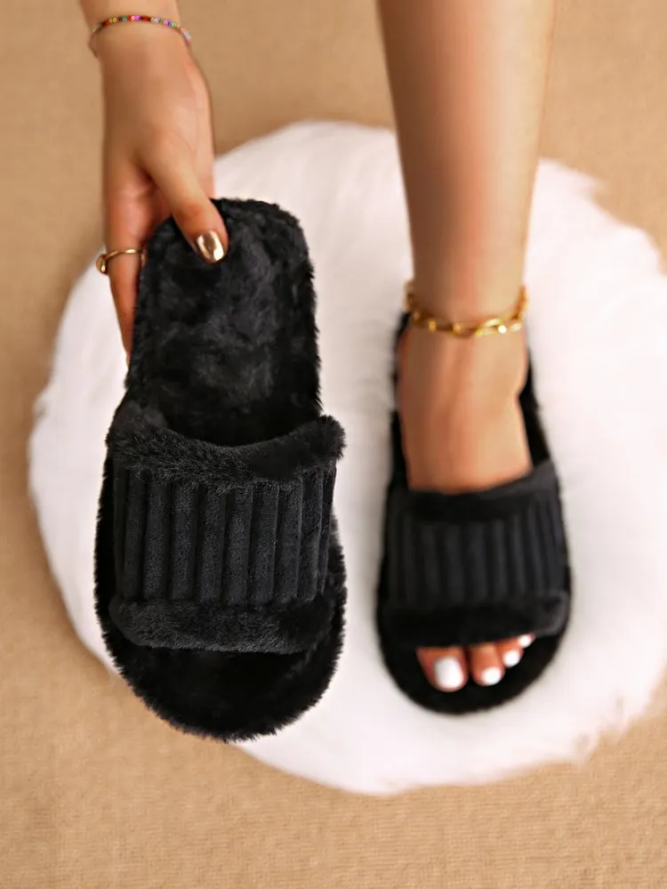 Cozy Plush Thick Soft Casual Trendy Comfortable Durable Stylish Fashionable Shoes