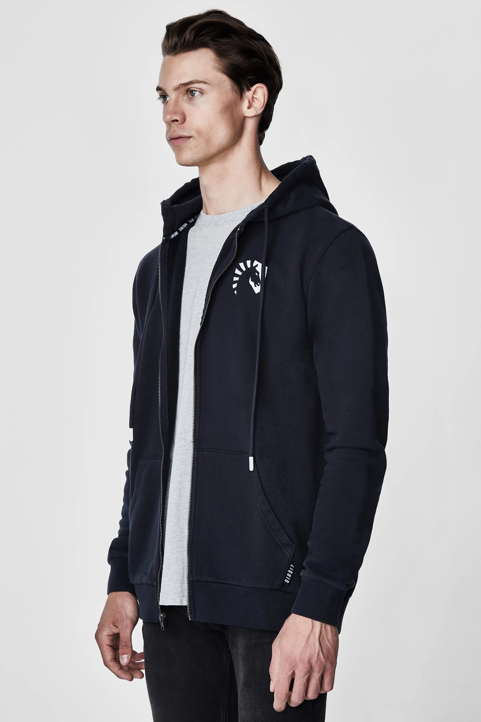 CREST ZIP UP HOODIE