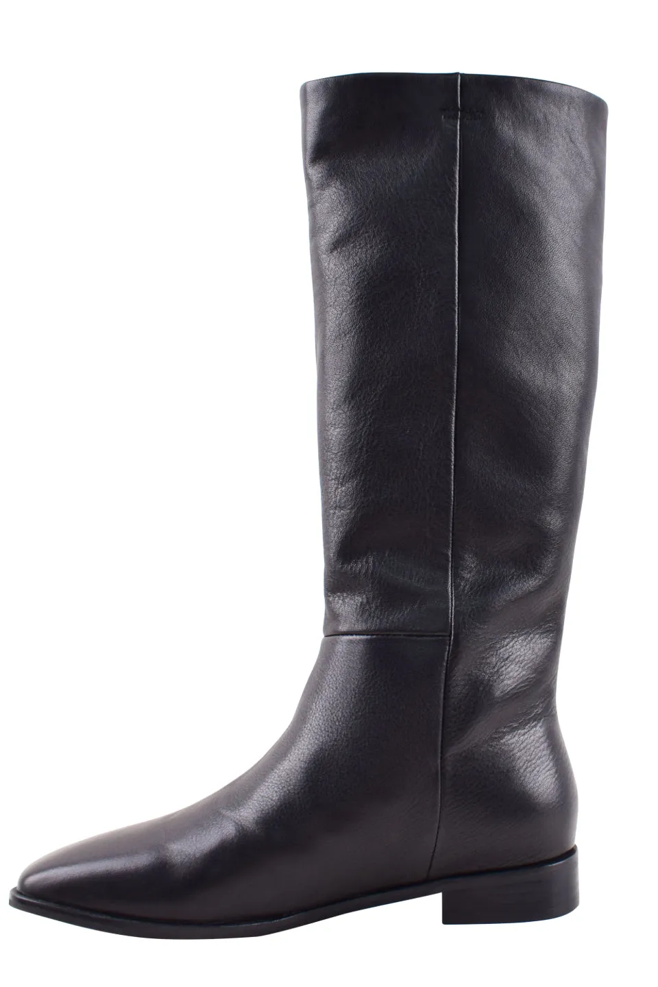 Dolton High Knee Black Leather Boots