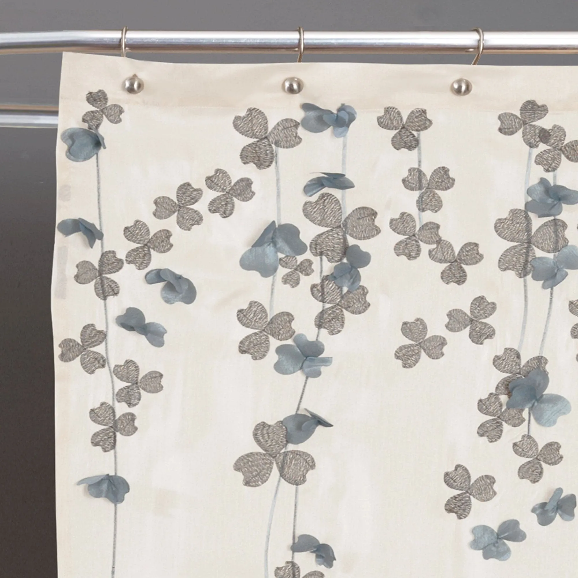 Flower Drops Shower Curtain