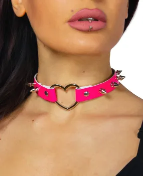 HEART SPIKE COLLAR - FUTURE LOVERS