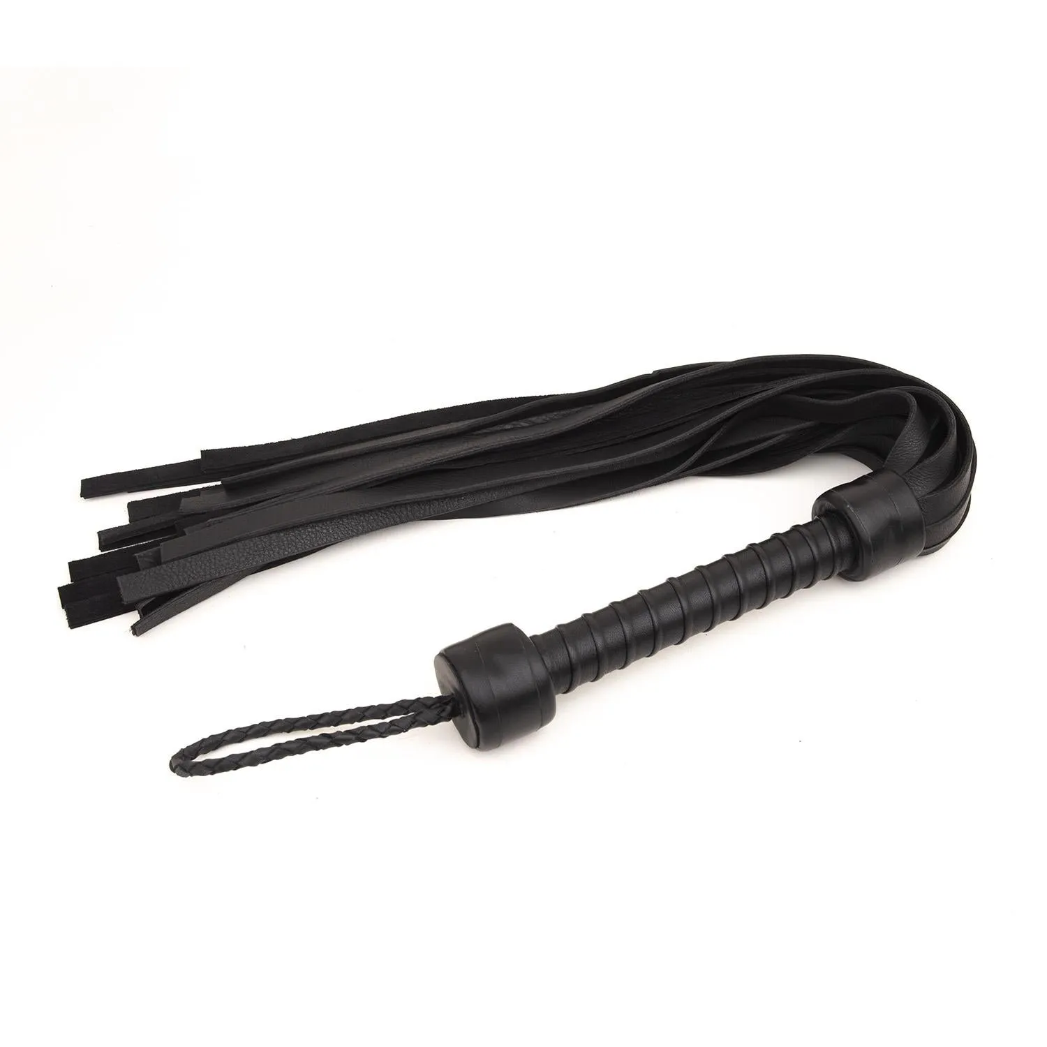 Heavy Flogger, 50cm, Rib Grip Handle, Medium