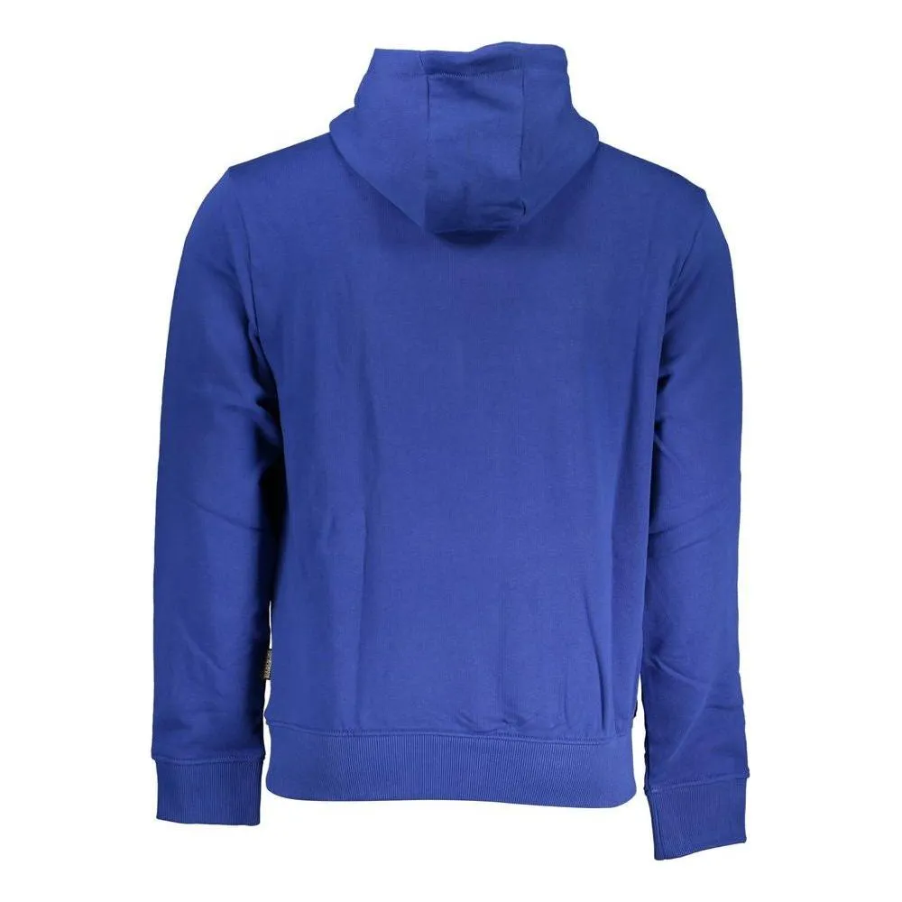 Napapijri Chic Blue Hooded Long Sleeve Sweatshirt