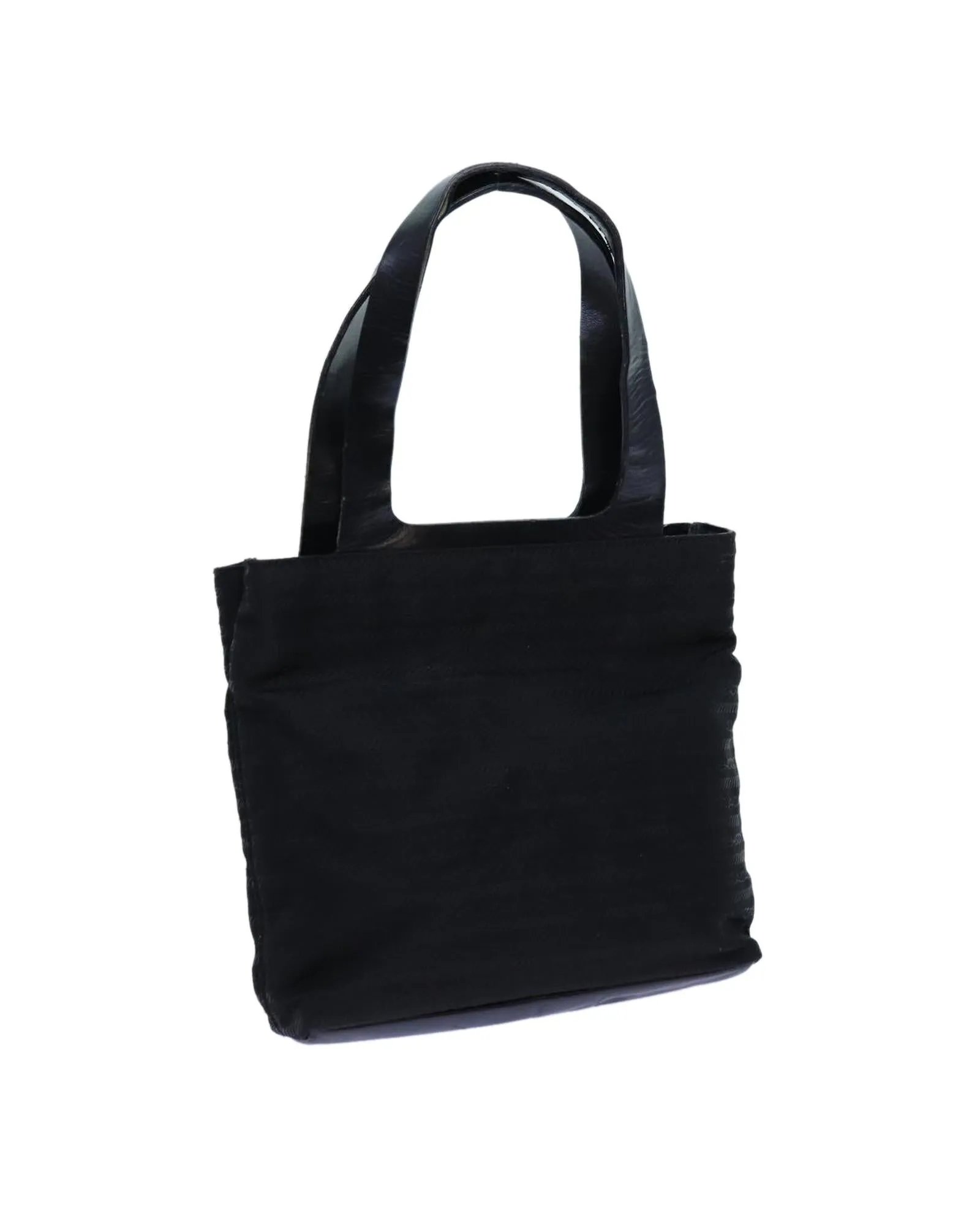 Nylon Black Hand Bag with Dust Bag - Made in Italy