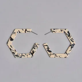 Olivia Hexagon Earrings