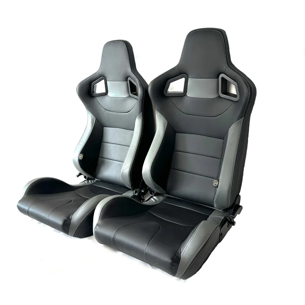 Pair BB6 Reclining Tilting Bucket Sports Seats   Runners