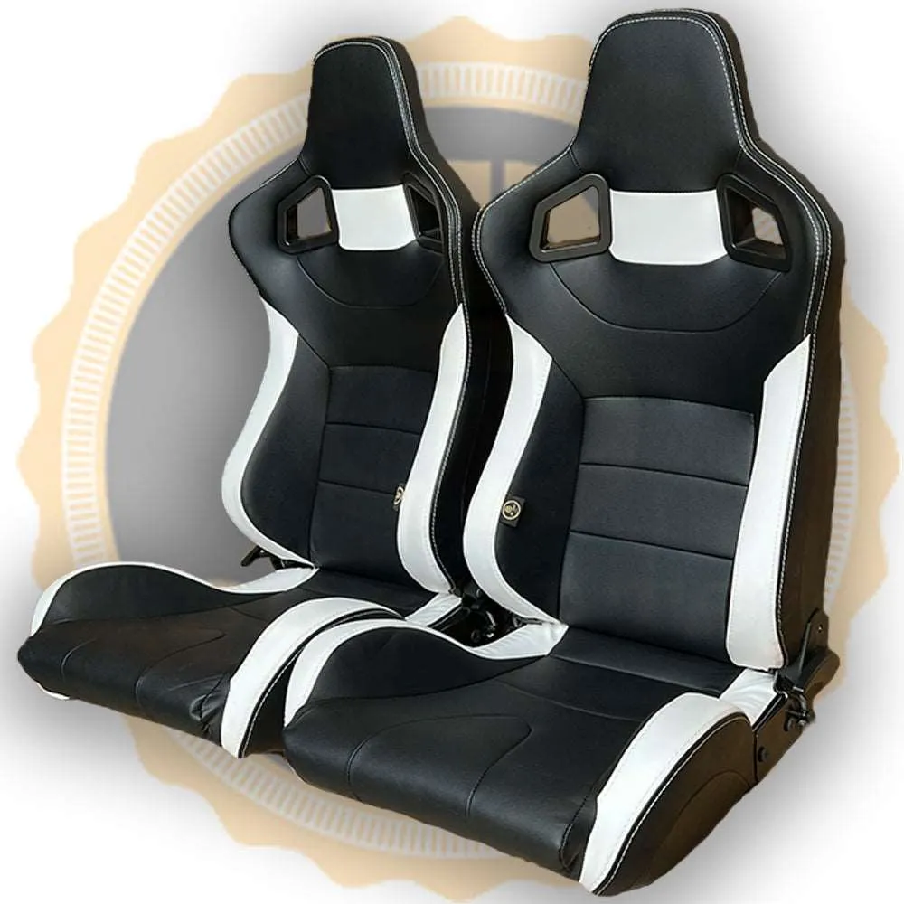 Pair BB6 Reclining Tilting Bucket Sports Seats   Runners