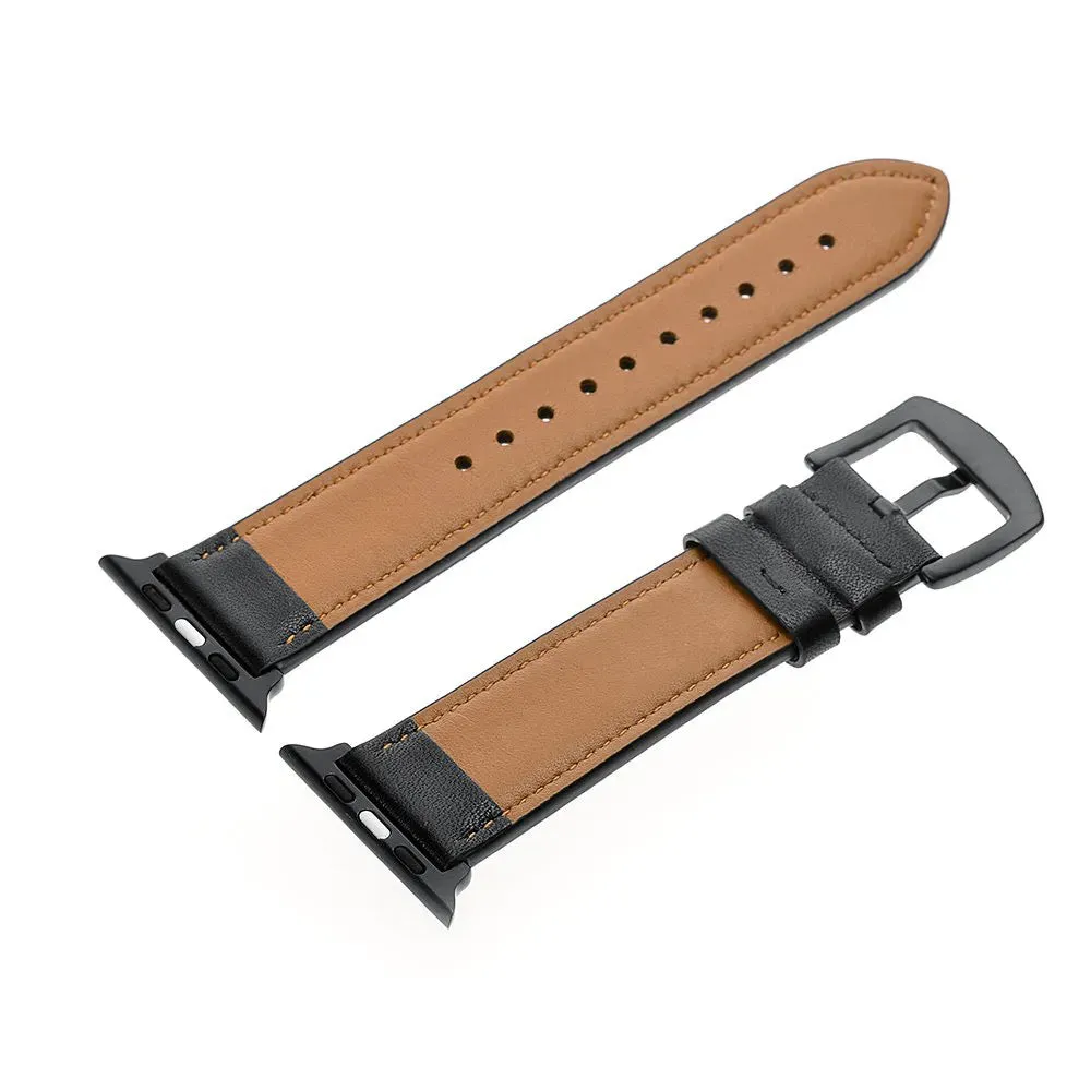 Prestige Leather Band For Apple Watch Multiple Colors Available