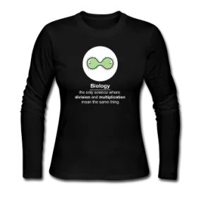 "Biology Division" - Women's Long Sleeve T-Shirt