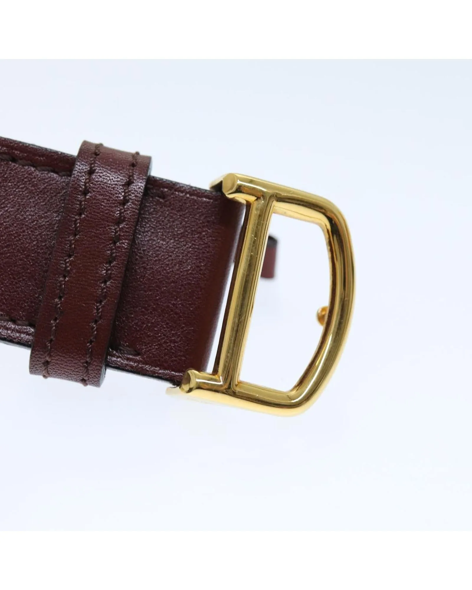 Red Leather Belt - 39.8 Inches