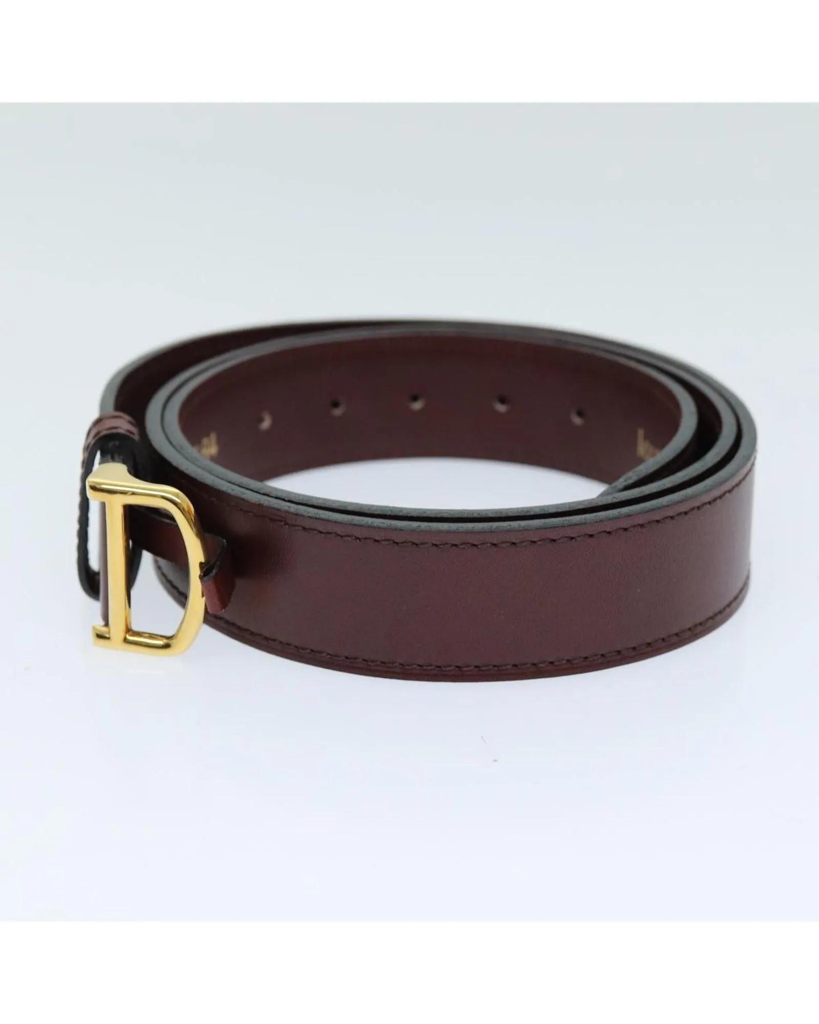 Red Leather Belt - 39.8 Inches