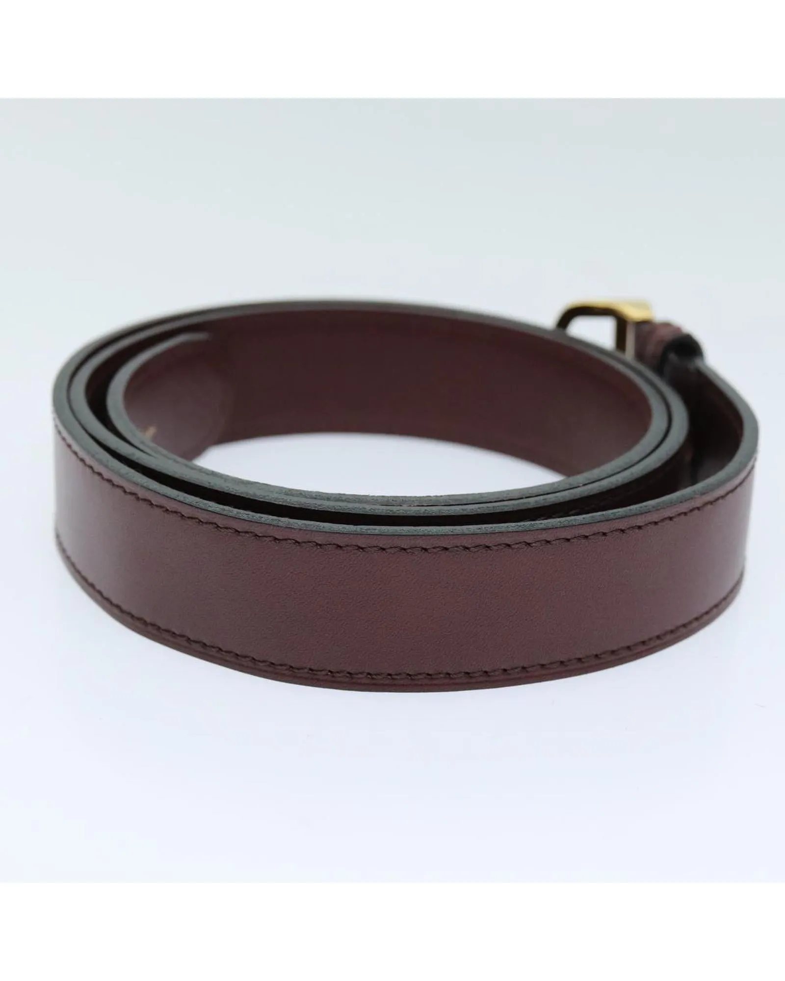 Red Leather Belt - 39.8 Inches