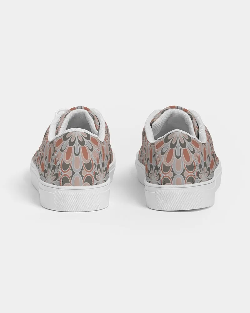 SMF Blooming Flowers Women's Faux-Leather Sneaker