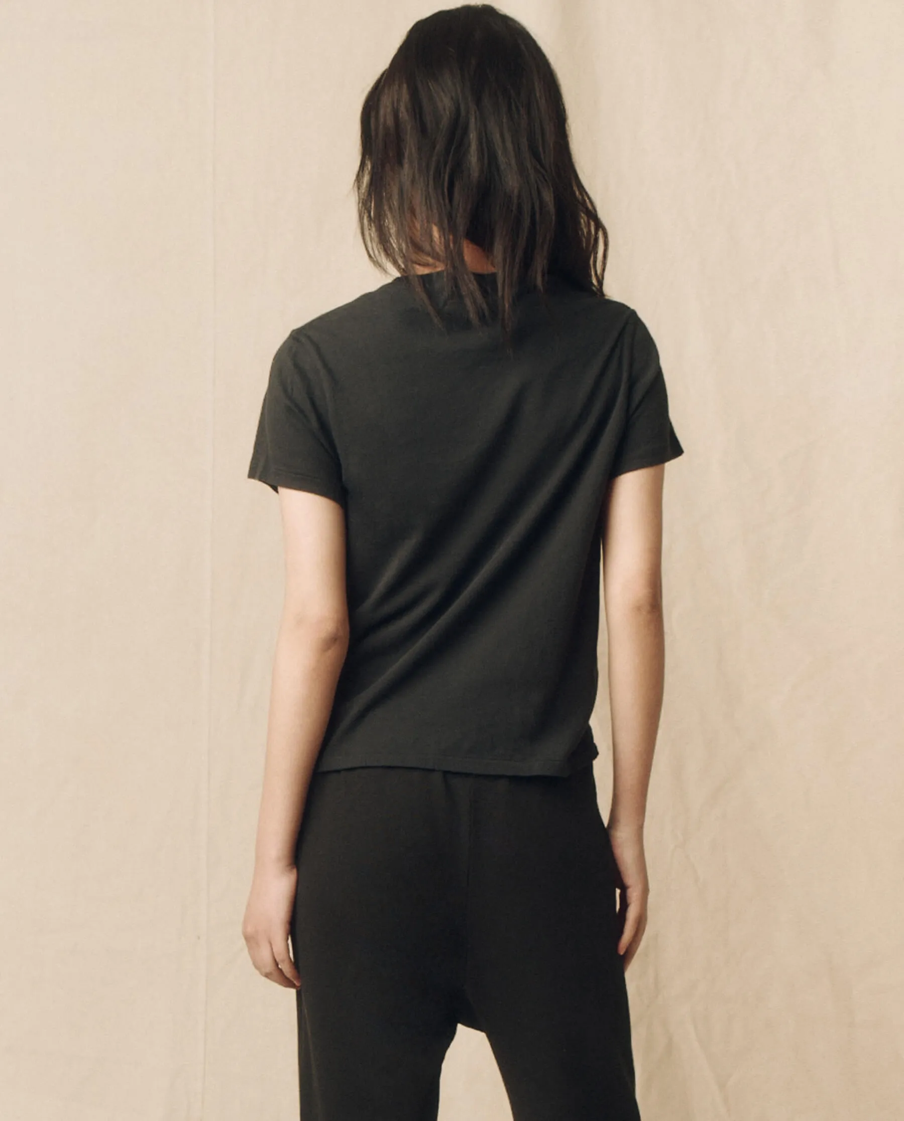 The Little Tee. Solid -- Almost Black