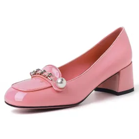 Tyler Pink Med Heel Pump