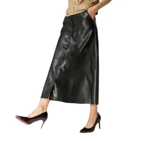 Womens Leather Skirt